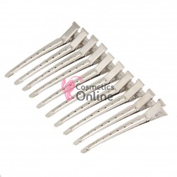 Clipsuri metalice pentru coafor CLP01 medii 8,5 cm, 12 bucati